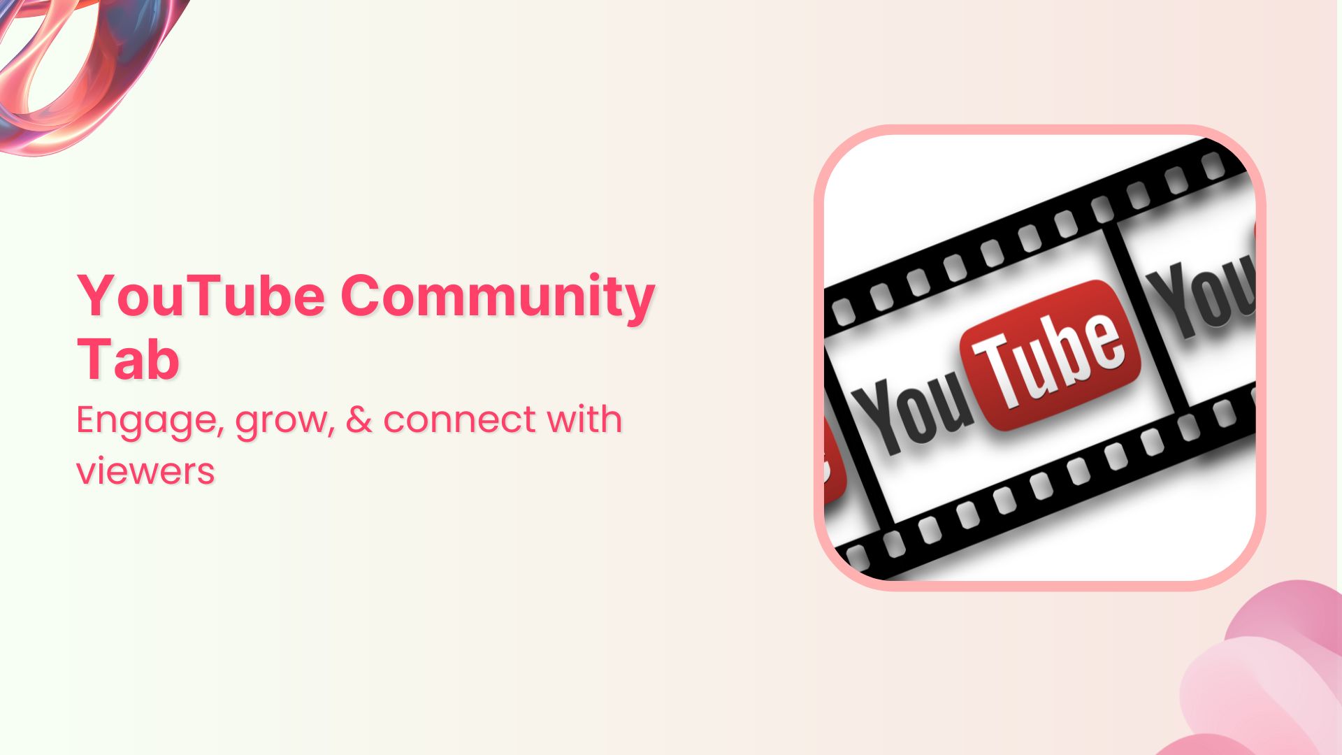 📣 Community Tab Strategy – Boost Engagement Without Uploading Videos